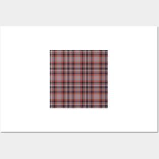 Red, Grays, and Black Plaid Posters and Art